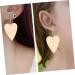 LIFKOME 50pcs Heart Shaped Earrings Wooden Eardrop Ear Accessories Casual Jewelry Party Ear Ornament Earring Studs for Women for Women Fashion and Attractive - Buy Online on GoSupps.com