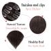 Clip In Extensions - Real Remy Human Hair 8pcs 18clips 90g 40cm Dark Brown (#2) - Premium Quality Hair Extensions - Buy Online on GoSupps.com