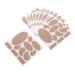 Foot Protector Stickers Waterproof Shock Absorption Relief Stress Foot Care Tape Patch for Heel Non Woven Fabric