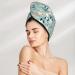 Hair Towel Wrap for Quick Drying | Colorful Dog Towel Turban with Button | Premium Hair Drying Towel - Buy Online on GoSupps.com