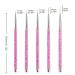 Sularpek 5 Pcs Nail Art Liner Brushes - Professional Detail Painting Pens Kit in Pink for DIY Manicure at Home or Salon - Buy Online on GoSupps.com