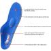 Valsole Orthotic Insoles - High Arch Support for Flat Feet & Plantar Fasciitis (3.5-4 UK-230mm Blue) - Buy Online on GoSupps.com