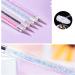 Olakin Nail Art Brushes Set - 5 Pcs Manicure Drawing Pens for Nail Design in Grey, White, Brown, Black - Buy Online on GoSupps.com