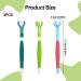 Byyt 3-Piece Dog & Cat Toothbrush Set - Long Handle 360 Soft Triple-Head Oral Care for Pets - Buy Online on GoSupps.com