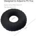 Piercing Pillow Ear Pillow Donut - Pain Relief for Earache Side Sleepers & Headphone Comfort | Minky Dot Black - Buy Online on GoSupps.com