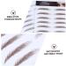 Balacoo 4pcs Eyebrow Stickers Makeup Stickers Hair- Authentic Eyebrows Eyebrow Tool Makeup Tools Cosmetic 4d 1 count (Pack of 1) Brown - Buy Online on GoSupps.com
