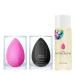 beautyblender Original & Pro Beautyblender Makeup Sponge for blending foundations, powders and creams+ Liquid Blendercleanser Lavender 3oz Set, vegan, cruelty free Original & Pro with Cleanser