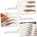 FOMIYES 27 Sheets Waterproof Eyebrow Stickers Water Proof Stickers Gel Para Cejas False Eyebrows Cosmetics - Buy Online on GoSupps.com