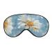 Blue Daisy Flowers Sleeping Mask Soft Sleepmask Adjustable Strap Eye Sleep Mask Light-Blocking Eye Covers for Sleeping Blindfold Eye Cover for Women Men Girls Boys Color