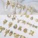 DIY Rhinestones & Decorations Art Decals Jewelry Pearl Sticker Polish Manicure Nail Art Decals Nail Decor Butterfly-shape Nail Art Butterfly-shape Drill(13) - Buy Online on GoSupps.com