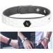 Saluaqui Waterproof Anti-Static Manual Band - Comfortable Light Anion Bracelet for Electrostatic Removal for Men & Women (White) - Buy Online on GoSupps.com