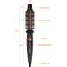 AmoVee 1 Inch Curling Iron - Dual Voltage Tourmaline Ceramic Ionic Hot Brush for Long Hair - Professional Instant Heat Up Styling Tool - Travel-Friendly - Buy Online on GoSupps.com