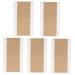 Beaupretty 5 Sheets Double-sided Tape Mini Hair Ties Lace Wig Tape Double Sided Double Side Tape Mini Tape Double Sided Tape Wigs Lace Front Hair System Tape Adhesive Invisible Supplies Khaki