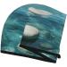 Tranquil Water Coral Velvet Dry Hair Cap | Anti-Frizz Caps with Buttons for Curly Long & Thick Hair Perfect for International Shipping - Buy Online on GoSupps.com