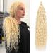 Deep Twist Crochet Hair Waterwell Twist Hair bundle Synthetic curly braided hairstyle hair extension ombre kinky curl braided hair part 22 inch 3 packs 22inch 613#