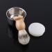 Premium Black Shaving Tool Set for Men | Stainless Steel Bowl Soap Holder & Nylon Hairbrush - International Shipping Available - Buy Online on GoSupps.com