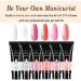 TEEROVA Poly Gel Nail Kit 6 Colors Nail Extension Gel with Slip Solution Basic Manicure Tools Builder Nail Gel Nail Enhancement Starter Kit (Set A) - Buy Online on GoSupps.com