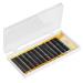 Wrong eyebrow 3D natural reusable fake eyebrows enlarged extension individual handmade black artificial eyebrows 12PCs (9mm)