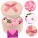 Housoutil Preserved Flower Decoration Christmas Ornaments Wedding Favors Scented Plant Rose Soap Rose Scented Bar Soap Christmas Decorations Props Soap Flower Artificial 16.2X16.2X8.2CM Pink - Buy Online on GoSupps.com