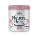 Neutral baby is a rice strength powder - for a soft and beautiful bathroom.For care and cleaning the delicate and sensitive skin from birth.(Iris) (pink)