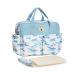 SONARIN Stylish Large Capacity Baby Nappy Changing Tote Bag Waterproof Baby Changing Bag Satchel Messenger Bag Portable Travel Diaper Bag with Shoulder Strap & Changing Mat Whale
