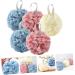 Healeved Bathing Ball Scrubber - Exfoliating Loofah Sponge for Body Wash & Shower | Best Bath Puff & Pouf for Smooth Skin - Buy Online on GoSupps.com
