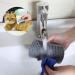 Bobozhong Cat Brush Set - 2 Large Self-Grooming Corner Brushes for Cats | Includes Catnip & Screws for Itching Massage (Blue) - Buy Online on GoSupps.com