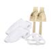 Folpus bunion correction set for healthy feet toe spacers and protective sleeves