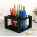 Foraineam 4-Pack 96 Holes Pencil & Brush Holder - Plastic Desk Organizer Stand Holder for Pencils Pens Paint Brushes Modeling Tools Office & Art Supplies - Buy Online on GoSupps.com