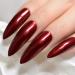 UrtjSDG Extra Long Sharp Stiletto Artificial Nails - Claret Red Lace Press-On Nail Tips for Salon Quality Art & Party Wear - Buy Online on GoSupps.com