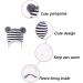 LANGZHEN Toddler Kids Winter Fleece Lined Earflap Hat 0-6 Months Navy-Stripe - Buy Online on GoSupps.com