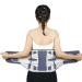 Back Support Belt Lower Back Stretcher Lumbar Traction Device Lower Back Support Brace for Men Women Back Reliever Spinal Belt Blue K