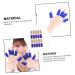 Buy Sosoport 20pcs Blue Finger Guards - Elastic Finger Sleeves & Protectors for Sports | Flexible Nylon Finger Cots - International Shipping Available - Buy Online on GoSupps.com