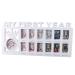 Baby picture frame my first year memory baby party first birthday gifts 12 months photo gallery for 12 photos photo collage photo moments memory frame baby birth gift white