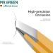 MR.GREEN Curve Handle Eyebrows Tweezers - Professional Stainless Steel Beauty Clip for Fine Hair Removal in Light Yellow - Buy Online on GoSupps.com