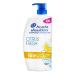 Head & Shoulders Citrus Fresh Anti-Dandruff Shampoo For Oily Hair With Pump 1000ml. Up To 100% Dandruff Eliminated, Clinically Proven. Daily Use