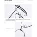 KDOQ Oversized Polygon Anti Blue Light Glasses for Men & Women - Ultra Light Alloy Black Frame - Buy Online on GoSupps.com
