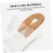 FRCOLOR 2 Pairs Transparent Heel Pads - Silicone Heel Cushion & Elevator Insoles for Women & Men Shoes - Buy Online on GoSupps.com