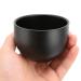 Premium Black Stainless Steel Shaving Soap Bowl with Lid - Ideal Men's Foam Cup for Slick Lather & Perfect Father's Day Gifts - Buy Online on GoSupps.com