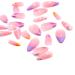 Sethexy Flower Almond False Nails - 24pcs Spring French Press On Acrylic Nails for Women & Girls - Purple Floral Art - Buy Online on GoSupps.com