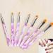 7 Nail Brushes | Tool Professional UV Gel Brush Pen | Brush Pen Nail Art Painting | Nail Art Tips Builder Brush Nail Painting Polish Brush Pen Nail Clean Up Brush Set for Home and Salon Use. - Buy Online on GoSupps.com