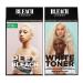 BLEACH LONDON - Cool Blonde Base Set - Plex Bleach Kit and White Toner Kit for bleaching and toning hair platinum - 2 pack