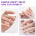 Saviland Gel Nail Glue Kit with 16W Mini UV Lamp - 4-in-1 Nail Extension Set for DIY Nail Art - 15ML UV Gel Glue for Quick and Easy Application - Buy Online on GoSupps.com