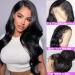 HD Transparent Body Wave 13x4 Lace Front Wig Human Hair 18 Inch - Pre Plucked, Glueless, Wet and Wavy with Baby Hair for Black Women - 150% Density - Buy Online on GoSupps.com