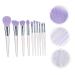 FRCOLOR 20 Pcs Makeup Brush Set - Blush Concealer & Eye Brushes with Purple Crystal Handle - Premium Acrylic Face Makeup Tools for Flawless Beauty - Buy Online on GoSupps.com