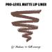 NYX Suede Matte Lip Liner - Vegan Formula in Brooklyn Thorn (Deep Brown) - Buy Online on GoSupps.com