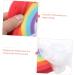 3pcs Rainbow Body Brush Bath Sponges - Foaming Bathing Balls | Novelty Rainbow Bath Accessories for a Luxurious Bath Experience - Buy Online on GoSupps.com