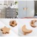 Buy Boolsfmam 6-Piece Animal Wood Cabinet Knob Set - Stars Moon & Clouds | Unique Children's Drawer Knobs | International Shipping Available - Buy Online on GoSupps.com
