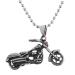 COLLBATH Pendant Men's Necklaces A Necklace Mens Stainless Steel Necklace Male Necklace Locomotive Man