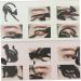Angoily 2pcs Cat Eye Stencil Eyeliner Stencil Eyeshadow Stencil Template Model Card - Buy Online on GoSupps.com
